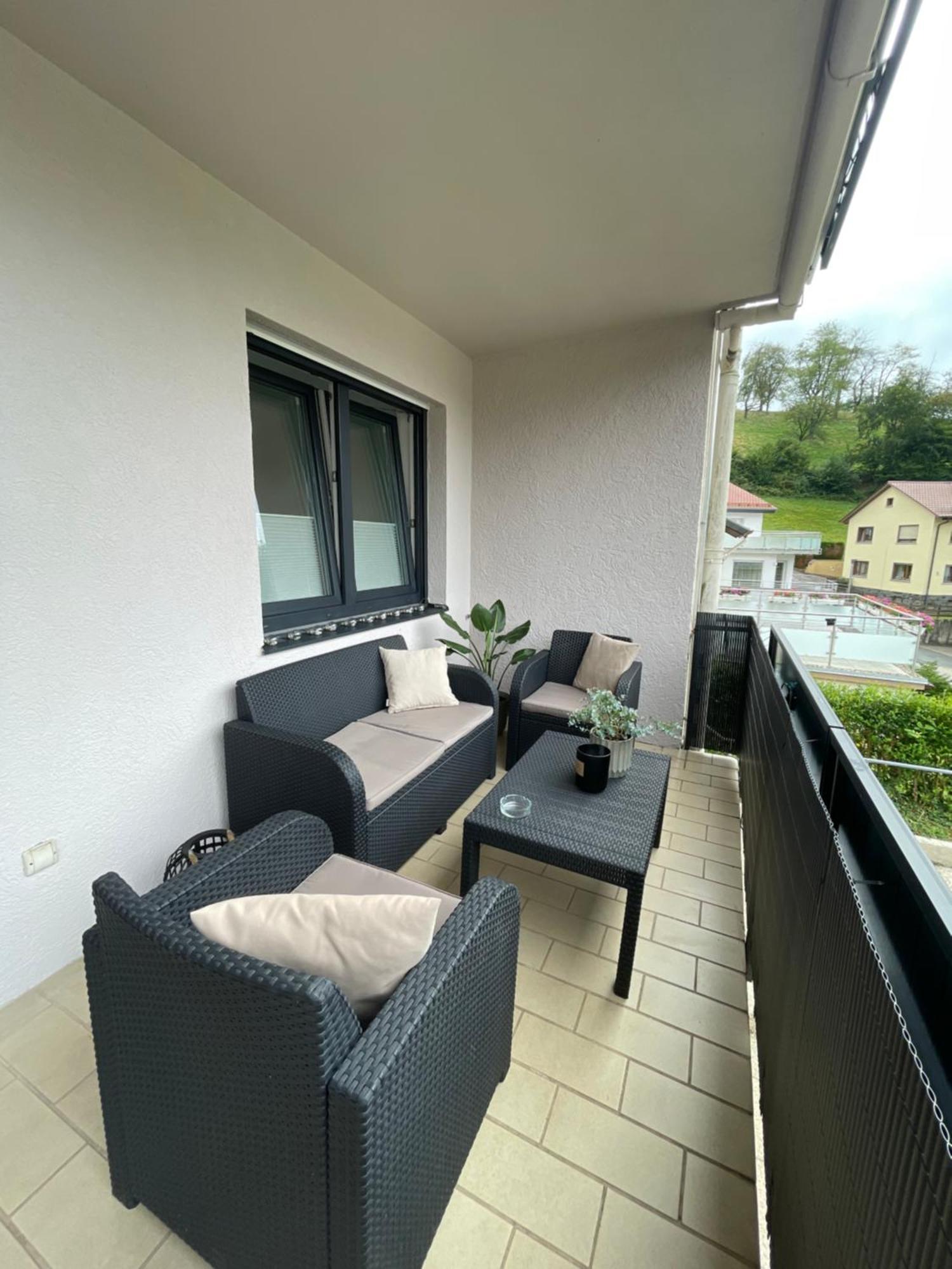 Ferienwohnung Am Felsenmeer Lautertal  Exteriör bild